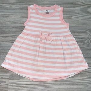⭐Touched by Nature Baby Girls Striped Dress 3-6M⭐
